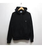 ジムフレックス Gymphlex スウェット ジップ パーカー M 黒 ブラック 薄手