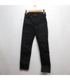 ユニクロ UNIQLO ハイライズ スキニー アンクル ジーンズ 22 黒 ブラック デニム パンツ