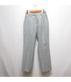 カリテ qualite ストレート パンツ スラックス 1 ライトグレー ジッパーフライ 裏地付き 日本製