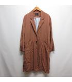 ベルシュカ Bershka 薄手 チェスター コート M 茶 ブラウン スプリングコート 裏地付き
