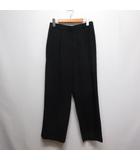 クリッツィア KRIZIA タック ワイド パンツ 42 黒 ブラック ジッパーフライ