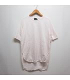 美品 ラウンドヘム 五分袖 Tシャツ 02 ライトピンク 6890968 カットソー フィッシュテール 日本製