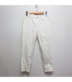 ユニクロ UNIQLO クロップド レギンス パンツ M オフホワイト タグ付き