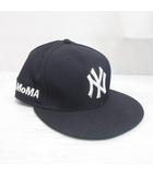 ニューエラ NEW ERA MoMA Design Store 59FIFTY ニューヨーク ヤンキース ベースボール キャップ 帽子 7 1/8 56.8cm ネイビー ウール モマ 正規品