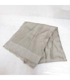 マリオヴァレンチノ マリオヴァレンティノ MARIO VALENTINO 絹シルク サテン スカーフ マフラー 総柄 グレー 日本製