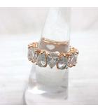 スワロフスキー SWAROVSKI Matrix Vittore マトリックス ビットーレ リング 指輪 52 約11号 ピンクゴールド色 クリスタル ラインストーン アクセサリー