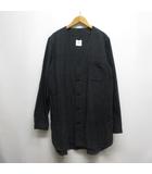 ティーエスエス ts(s) 美品 ウール混 Vネック ジャケット カーディガン 1 チャコールグレー 日本製