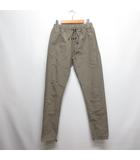 エフオージー エッセンシャルズ FOG ESSENTIALS ナイロン混 ジョガー パンツ XS ベージュ ウエストゴム 裾ドロスト