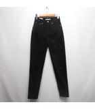 リーバイスプレミアム Levis PReMIUM ハイライズ BORROWED FROM THE BOYS デニム パンツ 24 黒 ブラック ストレッチ ジッパーフライ