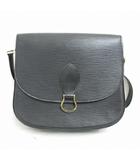 ルイヴィトン LOUIS VUITTON エピ サンクルー M52192 ショルダー バッグ ノワール 黒 斜め掛け レザー フラップ