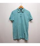 ヒューゴボス HUGO BOSS C-フィレンツェ C-FIRENZE 半袖 ポロシャツ S ブルー 10108581 ロゴ刺繍 レギュラーフィット 正規品