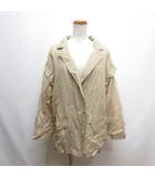 ダブルクローゼット w closet 2way シアー ジャケット F ベージュ 袖取外し可 ベスト