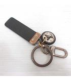 ルイヴィトン LOUIS VUITTON タイガ ポルトクレ ネオLVクラブ M67242 キーリング キーホルダー レザー 黒 ノワール ☆AA★