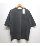 ジョンブル JOHNBULL ピグメントダイ カノコ クルーネック Tシャツ L スミクロ 黒 ブラック JM232C04 タグ付き