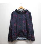 ニューバランス NEW BALANCE 美品 ランニング ジャケット パーカー L ネイビー JWJR8625 ウインドブレーカー スポーツウェア