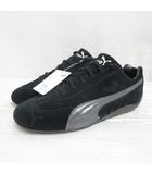 プーマ PUMA 408198-02 SPEDCAT LUX スピードキャット ラックス スニーカー スエードレザー 24cm ブラック 黒 メタリック シューズ 靴 箱付き