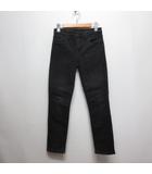 for Theory セオリー 美品 MID RISE SKINNY スキニー デニム パンツ ジーンズ 26 黒 ブラック ストレッチ ジッパーフライ