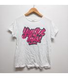 ザラ ZARA Girls 半袖 Tシャツ リバーシブルスパンコール 11/12 152cm 白 ホワイト バックプリント 子供服