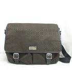 コーチ COACH F70293 ショルダー メッセンジャー バッグ ミニシグネチャー キャンバス レザー ブラウン 茶 斜め掛け