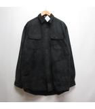 ジョンブル JOHNBULL rebear vintage by Johnbull リメイク フランネル シャツ LT チャコールグレー 長袖 厚手 タグ付き