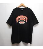 ステューシー STUSSY 80/20 ロゴ プリント 半袖 Tシャツ カットソー XL 黒 ブラック ☆AA★