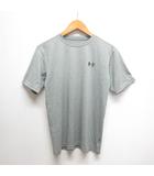 アンダーアーマー UNDER ARMOUR 美品 子供用 スポーツウェア 半袖 Tシャツ YLG グレー ポリエステル