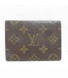 ルイヴィトン LOUIS VUITTON モノグラム ポルト2カルト ヴェルティカル M60533 パスケース 定期入れ カードケース