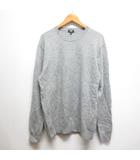 ユニクロ UNIQLO カシミヤ クルーネック ニット セーター XL グレー