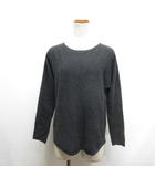 ユニクロ UNIQLO 長袖 カシミヤ ニット セーター M チャコールグレー ドルマン