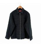 シュプリーム SUPREME Boucle Zip Up Shirt M 黒 ブラック ☆AA★