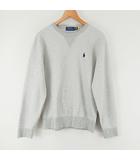 ポロ ラルフローレン POLO RALPH LAUREN ロゴ 刺繡 スウェット XS グレー