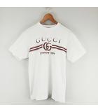 グッチ GUCCI Cotton jersey T-shirt with Gucci print GGマーモント Tシャツ XXS 白 ホワイト ☆AA★