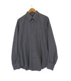 コムサイズム COMME CA ISM シャツ コットン レギュラーカラー 長袖 M グレー