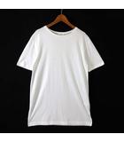 レプシィム ローリーズファーム LEPSIM LOWRYS FARM チュニック Tシャツ カットソー コットン ドロップショルダー 半袖 M 白 ホワイト