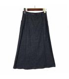  シンプルライフ SIMPLE LIFE スカート シャンブレー デニム ロング ゴアード ストレッチ S インディゴブルー