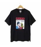 ベドウィン BEDWIN & THE HEARTBREAKERS Tシャツ カットソー BALTHASAR プリント 半袖 M 黒 ブラック 完売 レア 希少