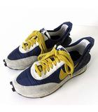 ナイキ NIKE アンダーカバー UNDERCOVER デイブレイク Daybreak Obsidian スニーカー シューズ CJ3295-400 レア 希少 22.5cm 紺 ネイビー イエロー くつ 靴