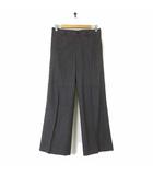 ラルフローレン RALPH LAUREN パンツ スラックス ワイド フレアパンツ ウール ストレッチ S 7 チャコールグレー 国内正規品