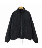 ゲス GUESS USA ヴィンテージ ブルゾン ジャケット 中綿 レトロ フライトジャケット ビッグシルエット XXL 黒 ブラック レア 希少