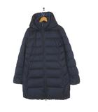 ユニクロ UNIQLO ストレッチ ダウンコート ダウンジャケット ダブルジップ L 紺 ネイビー