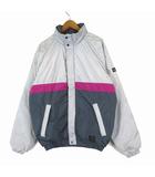 デサント DESCENTE ヴィンテージ 90s ゴアテックス ダウンジャケット ジップアップ 収納フード M グレー レア 希少