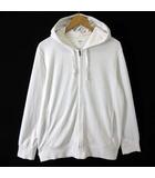 ユニクロ UNIQLO エアリズム UVカット フルジップ パーカ フード 長袖 L オフ白