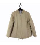 アーノルドパーマー Arnold Palmer リバーシブル アンブレラ キルティング ブルゾン ジャケット 中綿 ロゴ 刺繍 L 3 ベージュ グレー 美品