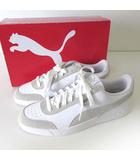 プーマ PUMA スニーカー コート レジェンド ロウ COURT LEGEND LO レザー シューズ 28.0cm 白 ホワイト ライトグレー US 10 くつ 靴 美品 371931-03