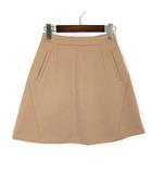 プロポーション ボディドレッシング PROPORTION BODY DRESSING スカート 台形 ひざ丈 S 1 キャメル 美品