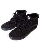 バンズ VANS スニーカー スケートハイ Sk8-Hi シューズ オールブラック 24.0cm 黒 ブラック USW 7.5 くつ 靴
