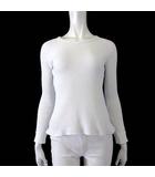 ザノースフェイス THE NORTH FACE ワッフル カットソー シャツ ロンT 長袖 NTW81731 ロゴ 刺繍 S 白 ホワイト 国内正規品 アウトドアウエア キャンプ