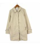 アーノルドパーマー Arnold Palmer コート ステンカラーコート ロゴ 刺繍 比翼ボタン ミディ丈 M 2 ベージュ