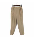 バーバリーズ Burberrys ヴィンテージ パンツ スラックス テーパードパンツ ウールギャバ ホース ロゴ 刺繍 M キャメルベージュ 国内正規品