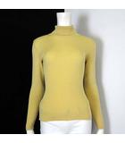 イーストボーイ EAST BOY ニット セーター リブ ウール タートルネック 長袖 M 黄 イエロー